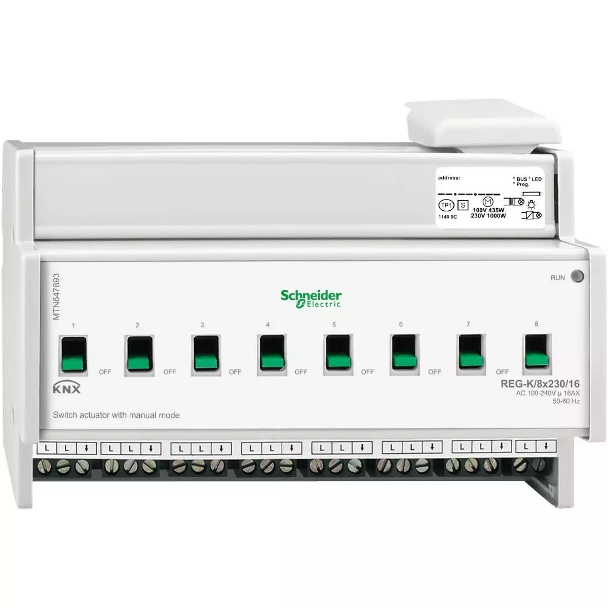 KNX sw.act.REG-K/8x230/16 w.man.mode