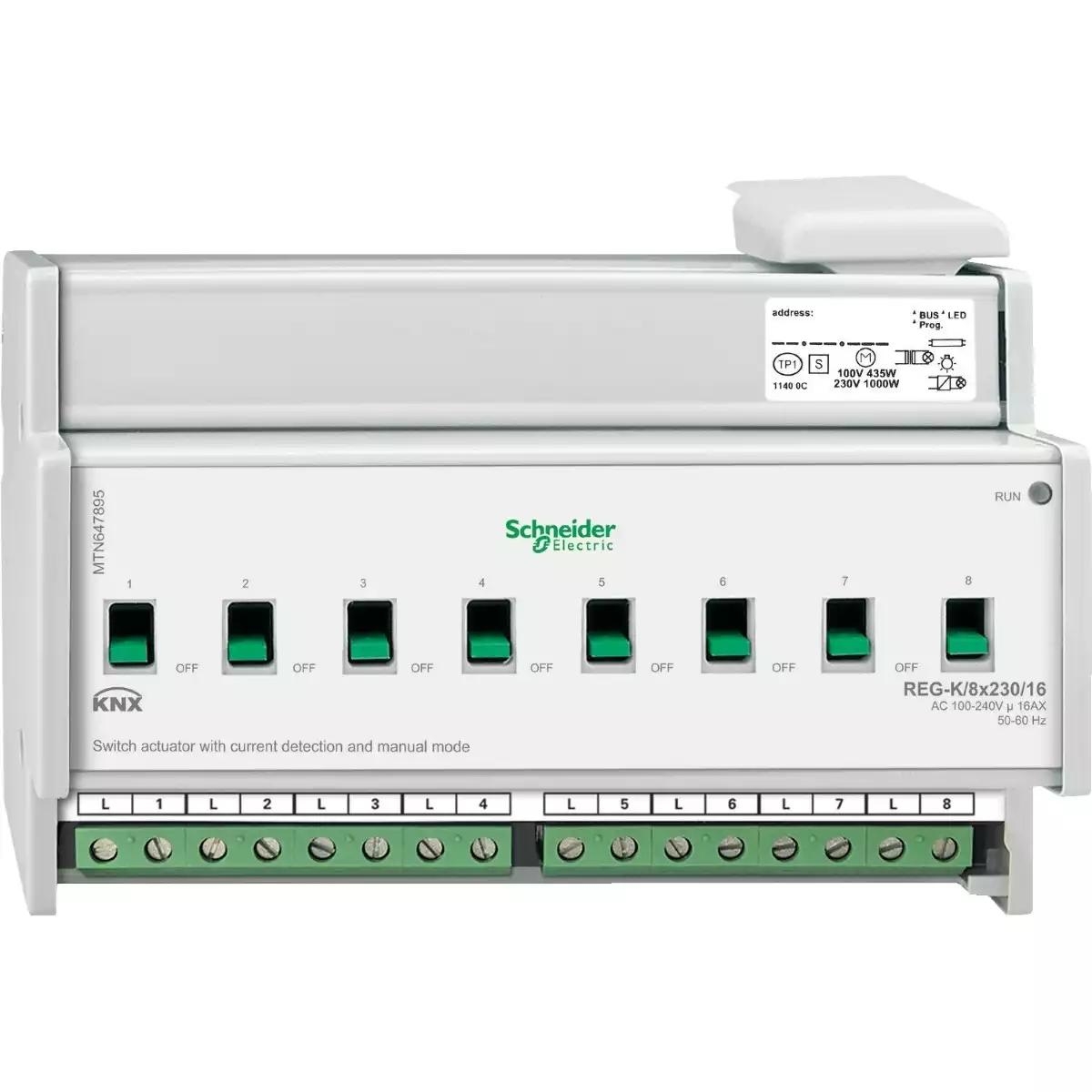 KNX switch act.REG-K 8g w.curr.detec.