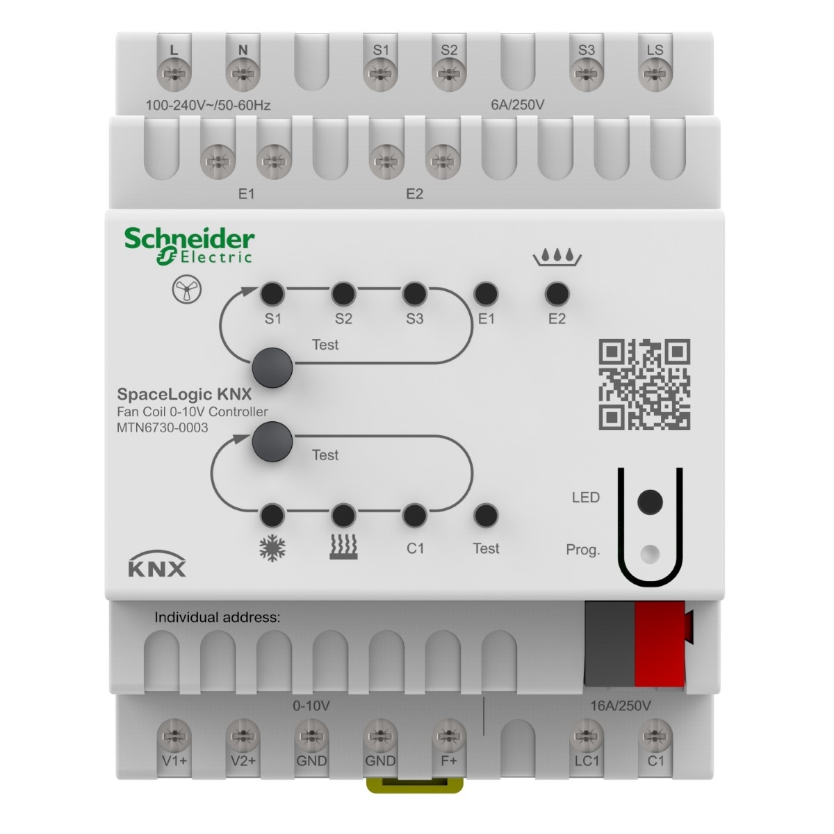 SpaceLogic KNX Fan Coil 0-10V Controller