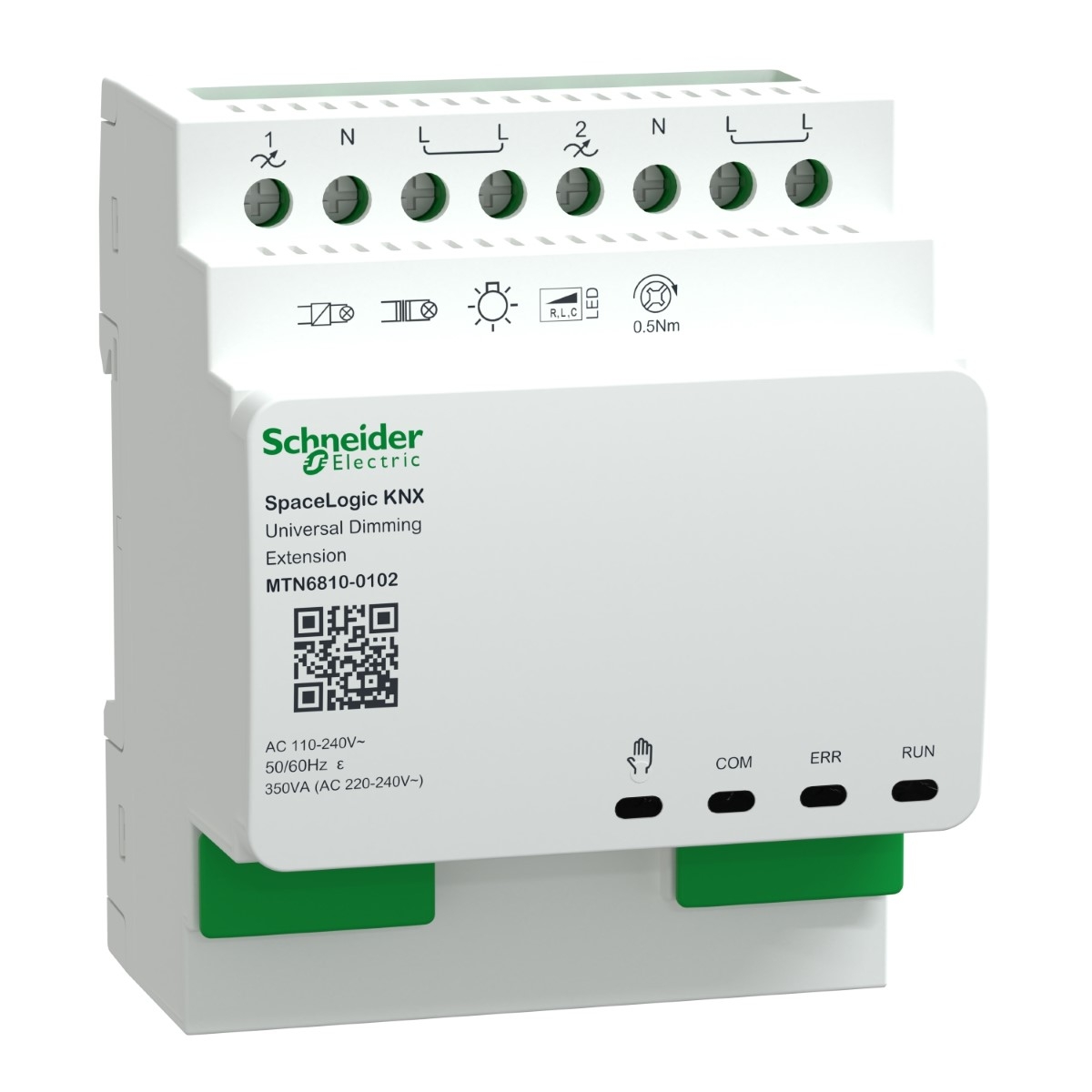 SpaceLogic KNX Universal Dimming, Extension 2 channel