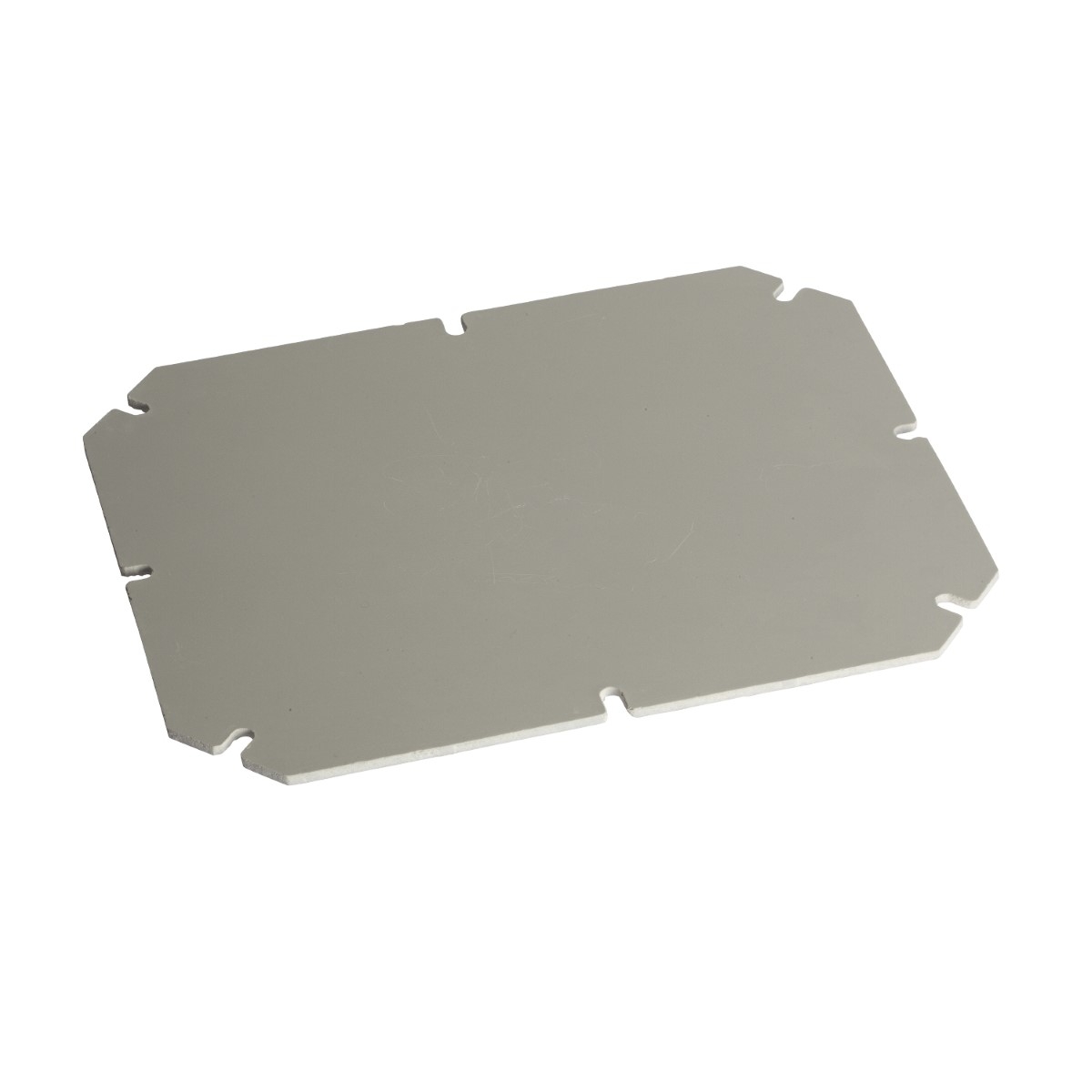 Mounting plate in galvanized steel, thickness 1.5 mm For boxes of H275W225 mm