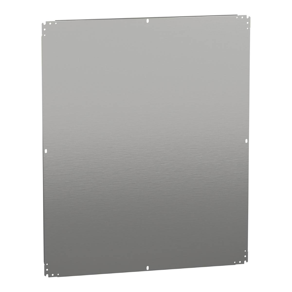 Plain mounting plate H1200xW1000mm Galvanised sheet steel Reversible dimension