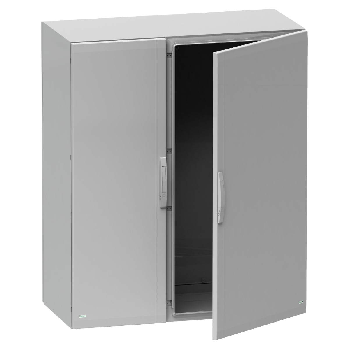 Floor standing polyester enclosure, Thalassa PLA, plain door, completely sealed, 1250x1000x420mm, IP65, IK10