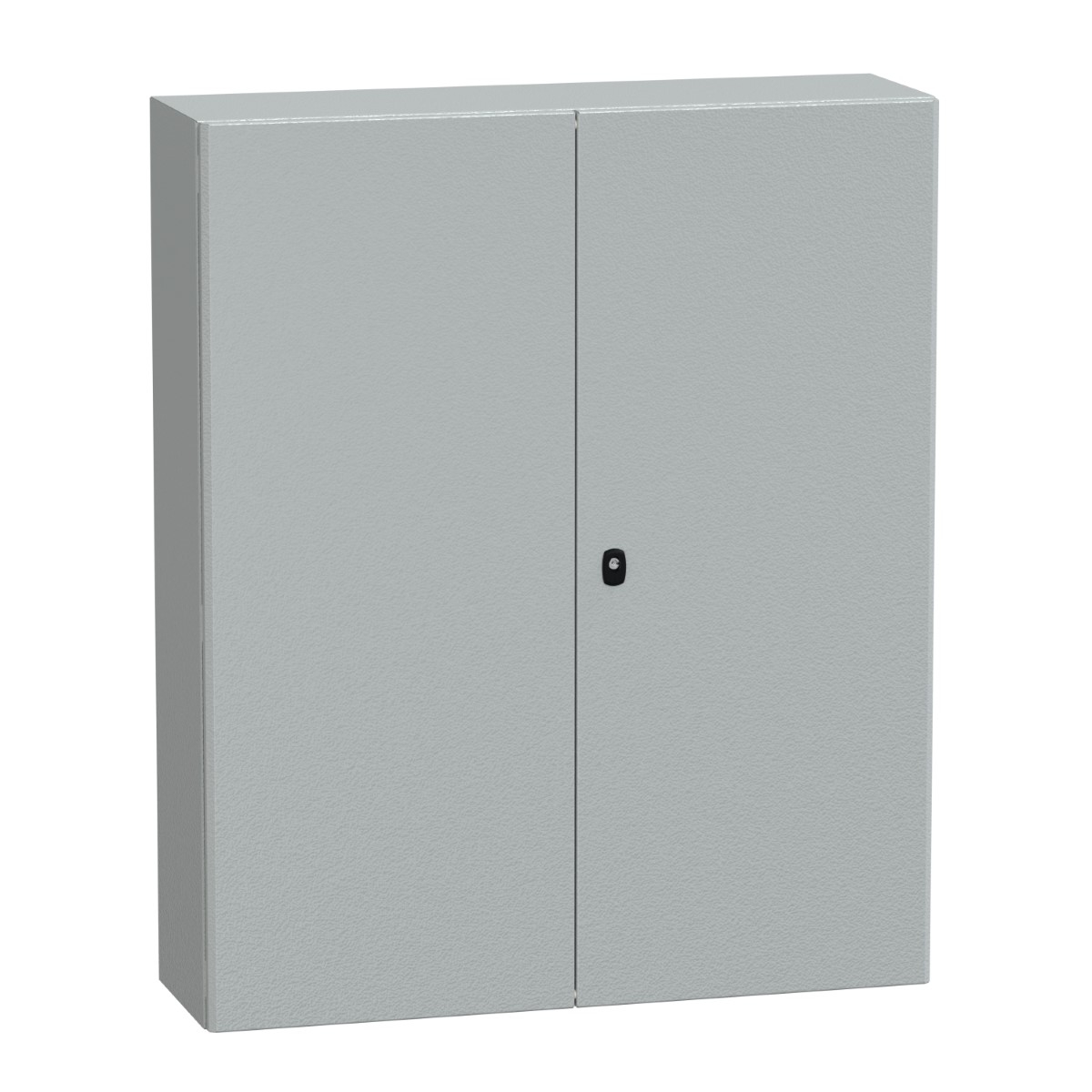 Wall mounted steel enclosure, Spacial S3D, double plain door, without mounting plate, 1200x1000x300mm, IP55, IK10