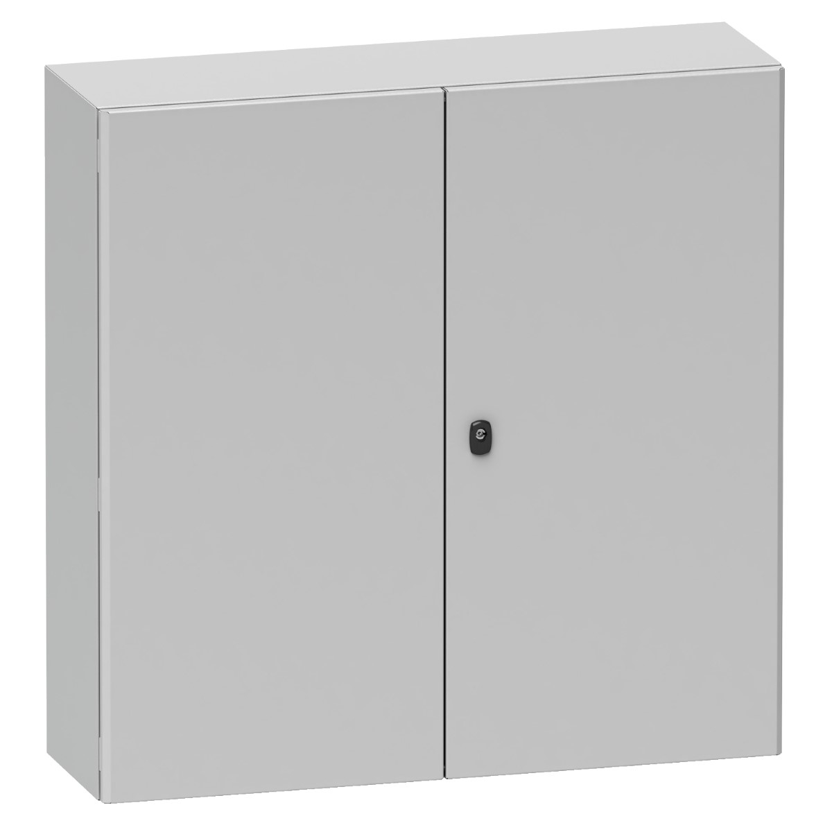 Wall mounted steel enclosure, Spacial S3D, double plain door, without mounting plate, 1200x1000x400mm, IP55, IK10