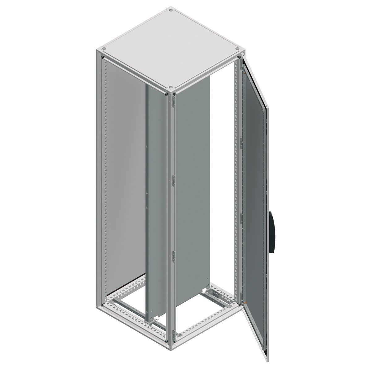 Spacial SF enclosure with mounting plate - assembled - 1800x600x600 mm