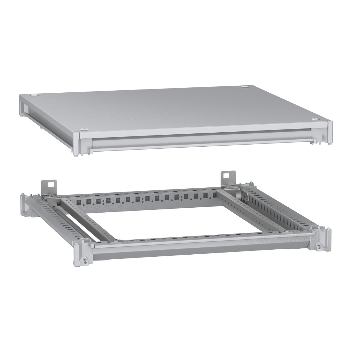 Bottom and top frame, PanelSeT SFN, for electrical enclosure W600 D600mm, roof included