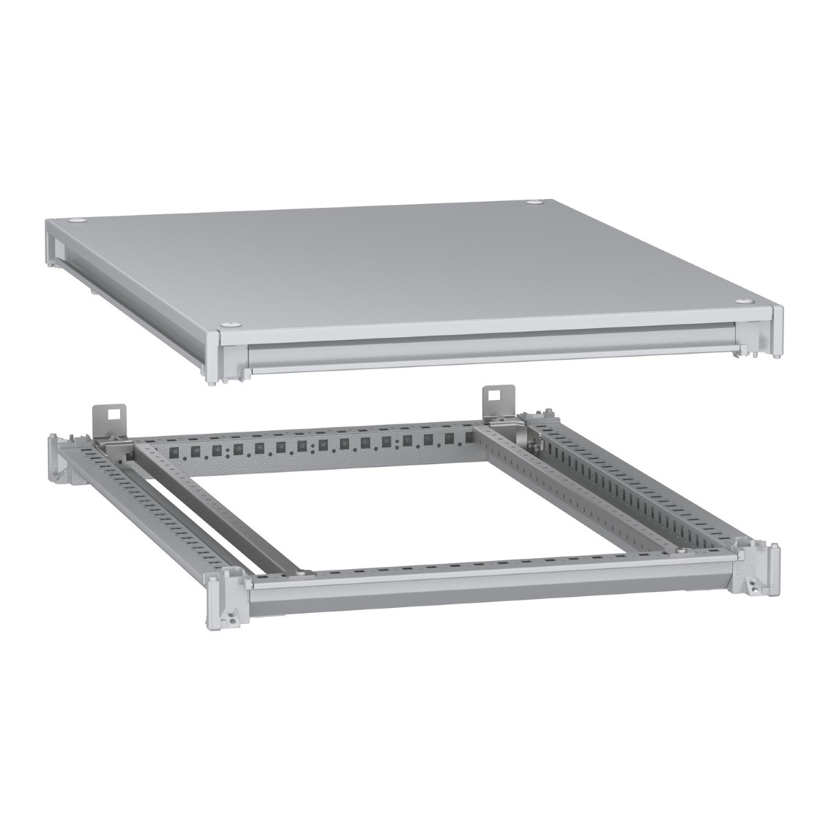 Bottom and top frame, PanelSeT SFN, for electrical enclosure W600 D800mm, roof included