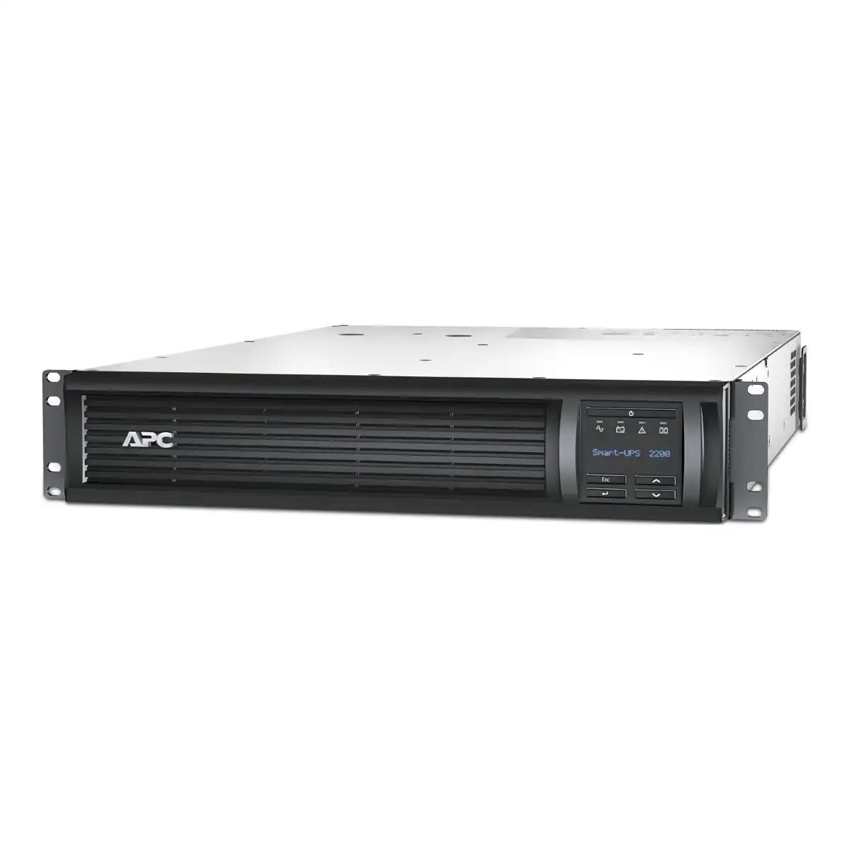 APC Smart-UPS, Line Interactive, 2200VA, Rackmount 2U, 230V, 8x IEC C13+2x IEC C19 outlets, Network Card, AVR, LCD