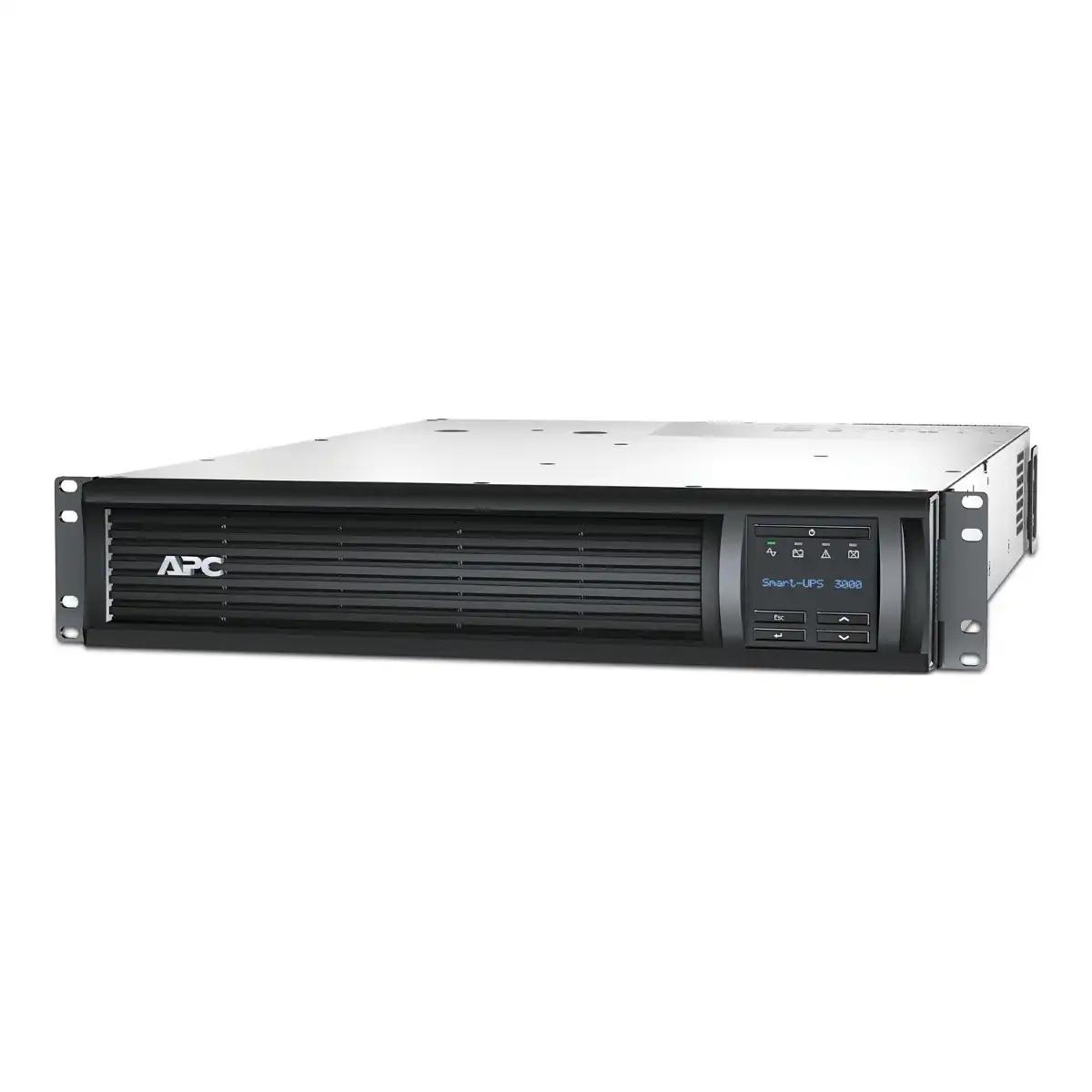 APC Smart-UPS, Line Interactive, 3kVA, Rackmount 2U, 230V, 8x IEC C13+1x IEC C19 outlets, SmartConnect Port+SmartSlot, AVR, LCD