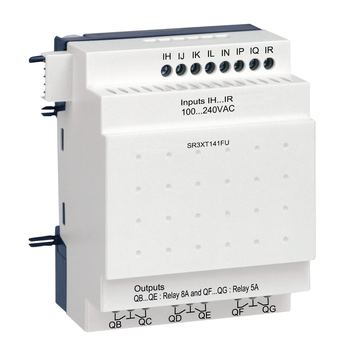 discrete IO extension module, Zelio Logic SR2 SR3, 14 IO, 100 to 240V AC