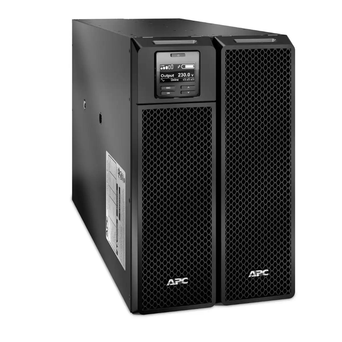 APC Smart-UPS On-Line, 10kVA/10kW, Tower, 230V/400V, 6x C13+4x C19 IEC outlets, Network Card+SmartSlot, Extended runtime, W/O rail kit