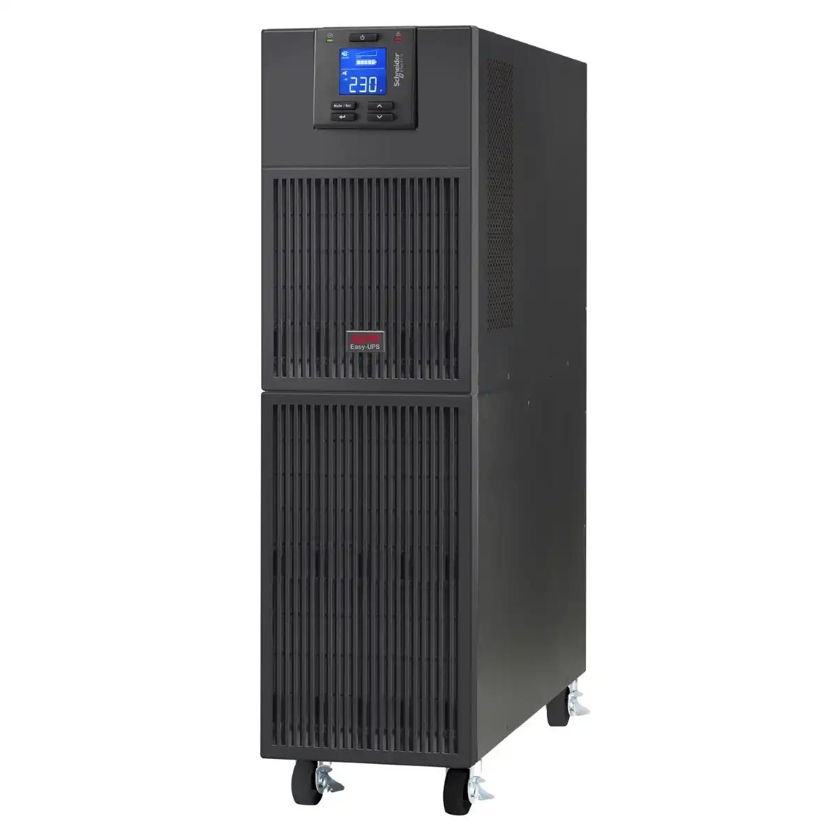 APC Easy UPS On-Line, 10kVA/10kW, Tower, 230V, Hard wire 3-wire(1P+N+E) outlet, Intelligent Card Slot, LCD