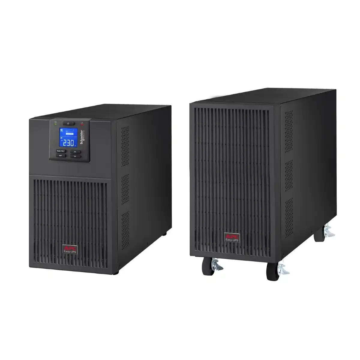 APC Easy UPS On-Line, 10kVA/10kW, Tower, 230V, Hard wire 3-wire(1P+N+E) outlet, Intelligent Card Slot, LCD, Extended Runtime