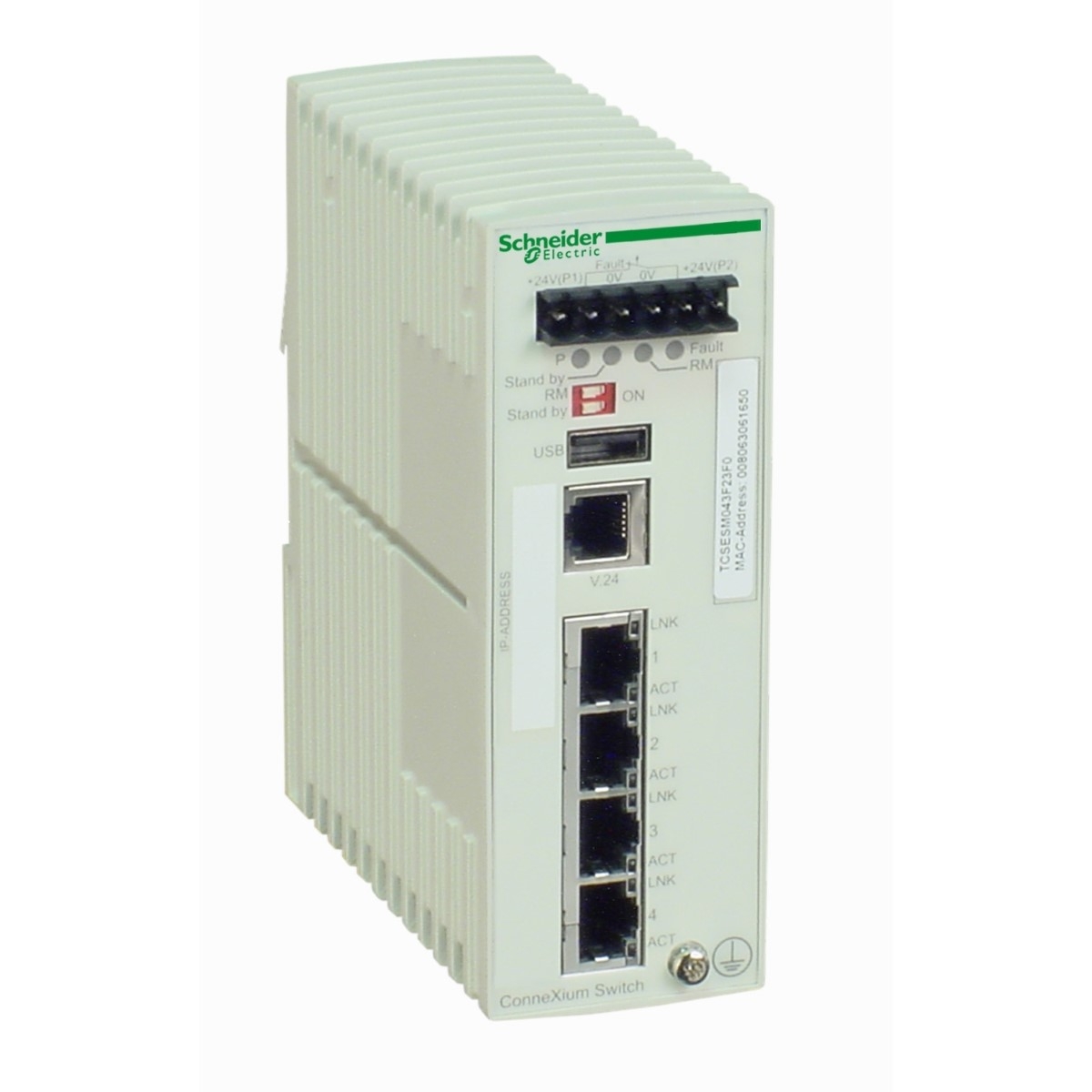 ConneXium Managed Switch - 4 ports for copper