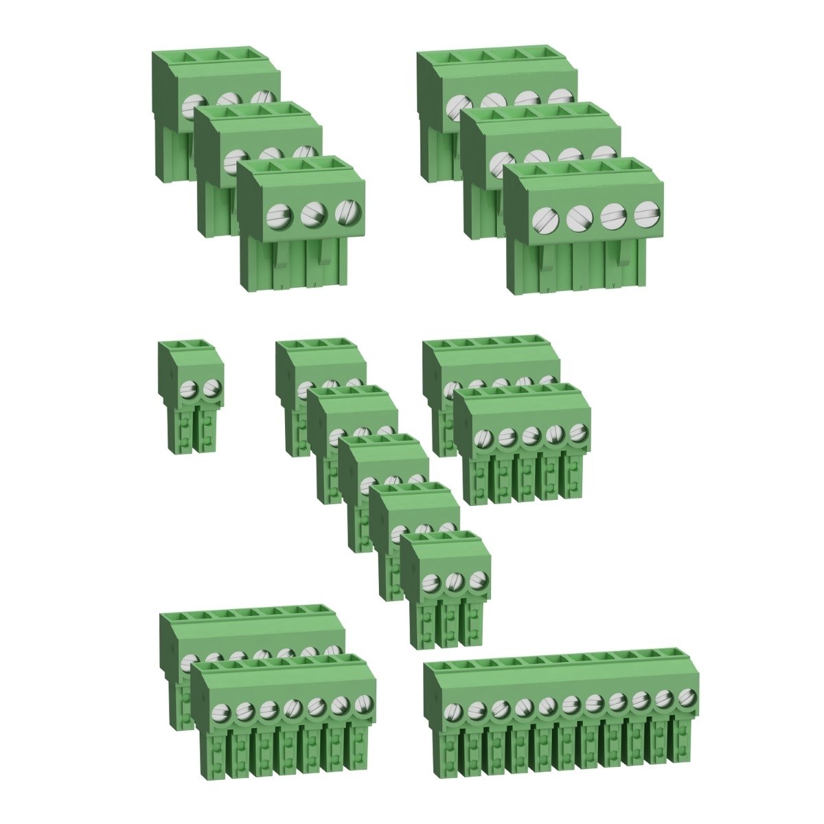 terminal block, Modicon M172, performance, 42 IO, screw