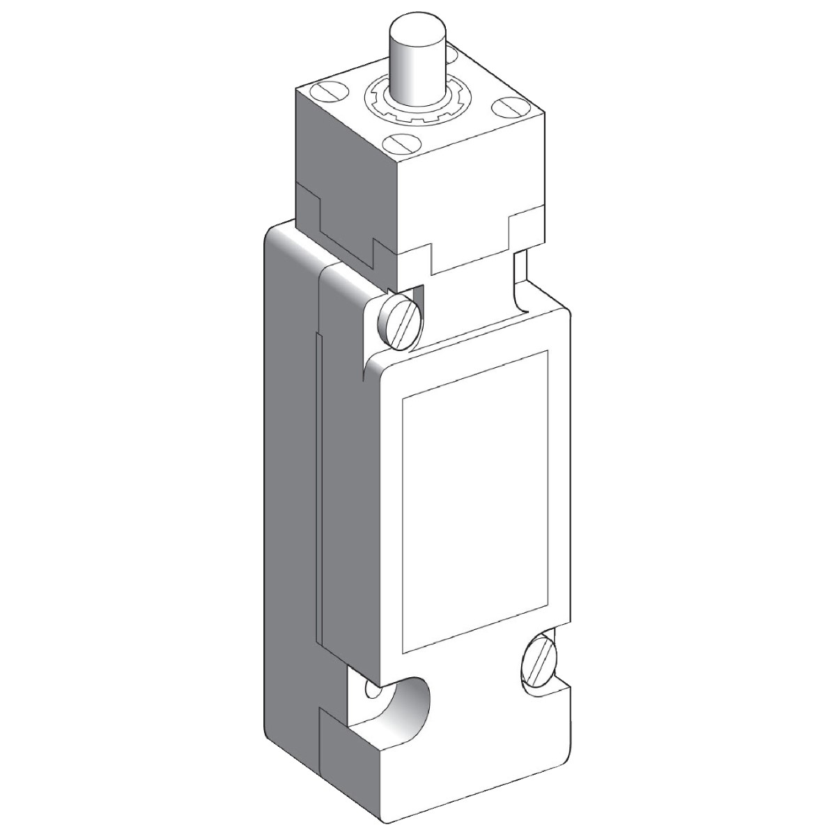 Limit switch, XC Standard, XCKJ, metal end plunger, 1C/O, snap action, Pg13